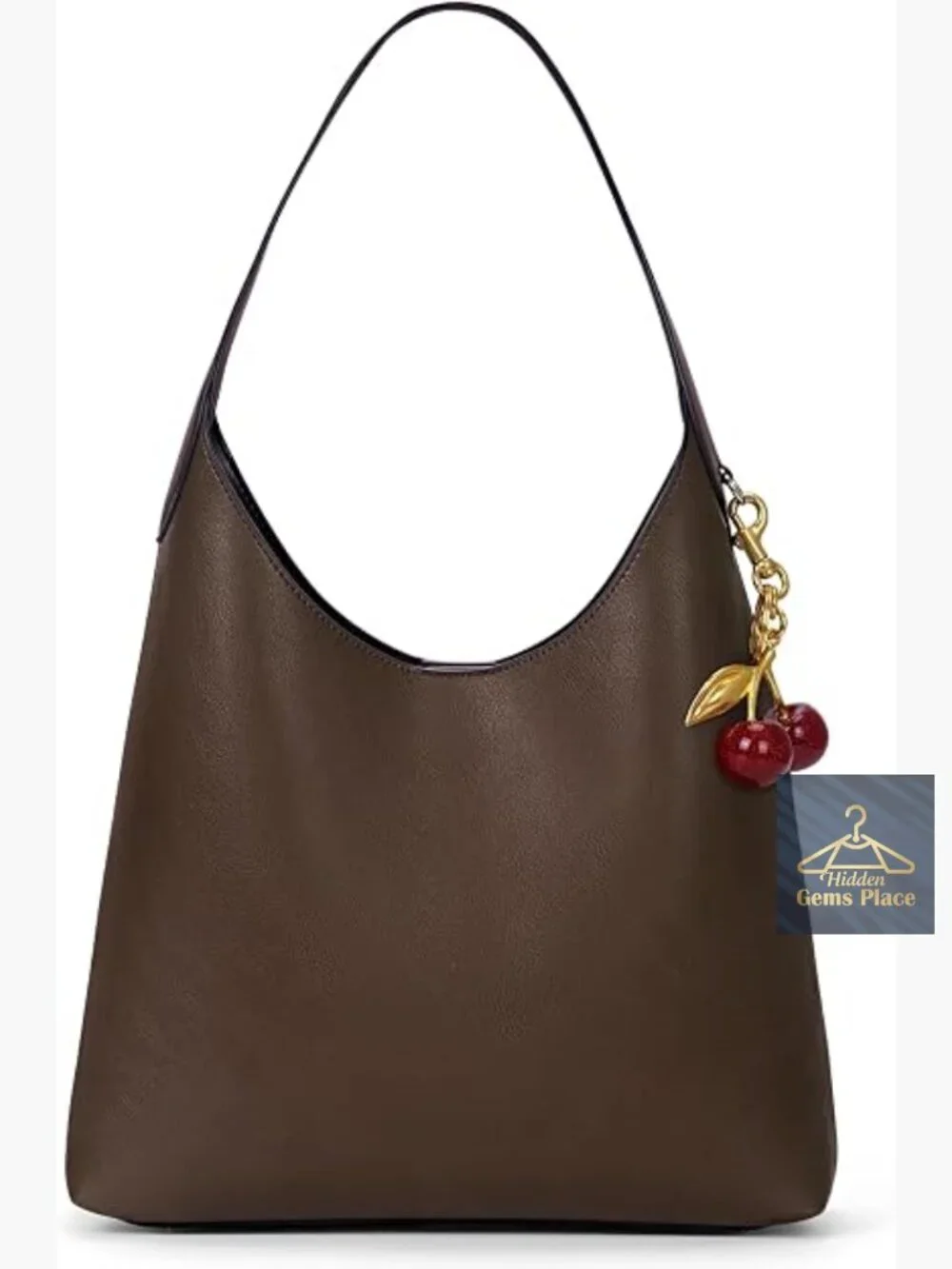Vegan Leather Medium Slouchy Hobo Shoulder Bag Tote Purses Fall Fashion